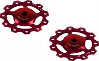 Freizeit Schaltrollen Shimano & SRAM Shimano 9/10/11-fach, SRAM 10/11-fach Edelstahl - rot