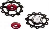 Freizeit Schaltrollen Shimano & SRAM SRAM Eagle 12-fach, Shimano 12-fach Komplettkeramik - schwarz