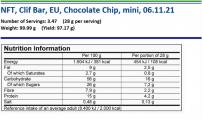 Freizeit CLIF BAR Energie-Riegel Schokochips Mini, 28g je Riegel 10 Stück in Verpackungseinheit