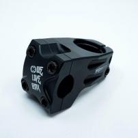 Freizeit Erigen Coalition Vorbau FrontLoad 6061-T6 CNC Aluminium, schwarz 50mm lang, 6,4mm hoch