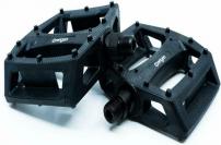 Freizeit Erigen Fatty PC Pedale 9/16" Achse Heat-Treated CrMo, schwarz 