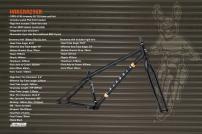 Freizeit Fairdale Hareraiser DJ 26" Rahmen schwarz (23.5" TT / 69.9° HT / 14.9" CS)
