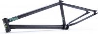 Freizeit Fiend Rahmen Reynolds V2 rem. Sockel merlot weiß splatter, 21" removable Brake-Mounts
