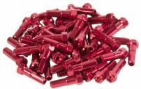 Freizeit Speichennippel Taper HEX rot