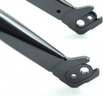 Freizeit Heresy Descend 0/15 Adapter Aluminium Paar, schwarz 