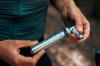 Freizeit CO2 Fahrradpumpe Alloy Drive silber-glänzend