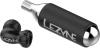 Freizeit CO2 Fahrradpumpe Twin Speed Drive CNC, schwarz-glänzend 16g