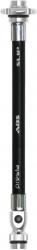 Freizeit Lezyne Ersatzschlauch ABS Flex Hose Presta mit Ventilwerkzeug für Road Drive Pumpen, schwarz/silber