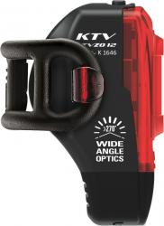 Freizeit Lezyne KTV STVZO schwarz rotes Licht, Y13