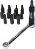 Freizeit Lezyne Werkzeug Ratchet Kit 2/2,5/3/4/5/6/8/T10/T30/T25/P2/SL4 mit Tasche, schwarz/Nickel
