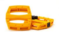 Freizeit Pedale P1 gold / Nylon/Fiberglas / 365 g / BMX / 9/16 Zoll