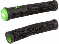 Freizeit BMX Griffe Hucker Signature Flangeless schwarz-grün