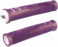 Freizeit BMX Griffe Hucker Signature Flangeless lila-weiß