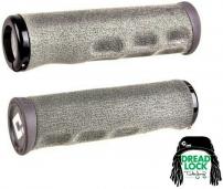 Freizeit MTB Griffe F-1 Series Dread Lock Lock-On 2.1 grau / schwarz