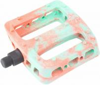 Freizeit Pedale Twisted Pro PC schwarz / Kunststoff / BMX / 9/16 Zoll