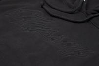 Freizeit Sweatshirt Odsy Big Stitch Pullover Hoodie Black XXL