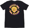 Freizeit Odyssey T-Shirt Bethel schwarz, Logo gelb/pink fade, XXL 