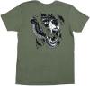 Freizeit Odyssey T-Shirt Ripped Monogram olive, L 