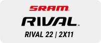 Freizeit Rival 22 Gruppe | 2x11 HRD Flat Mount