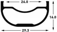Freizeit NOTUBES Laufrad, VR, ZTR Arch MK3 27,5" Stans Neo 15x100mm Steckachse 