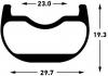 Freizeit NOTUBES Laufrad, VR, ZTR Crest CB7 27,5" Stans Neo 15x110mm Boost Steckachse 