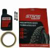 Freizeit NOTUBES Tubeless Kit, MTN 21mm Felgenband, 44mm Ventile 200ml Reifendichtmittel