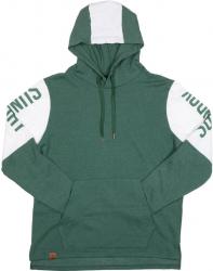 Freizeit Kapuzenpulli Crevice grün weiß M