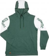 Freizeit Kapuzenpulli Crevice grün weiß S
