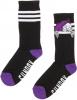 Freizeit Sunday Socken Creepy Sweeper Crew schwarz / lila x weiß 