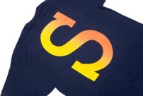 Freizeit T-Shirt BIG-S navy mit rot/gelb XXL