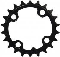Freizeit MTB Kettenblatt, 9-fach Stahl / mattschwarz / 36T