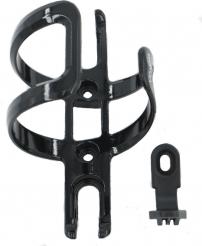 Freizeit Voxom Wasserflaschenhalter Fh10 schwarz, seitliche Klemmung, Kunststoff