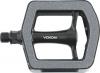 Freizeit Voxom Touring Pedale Pe13 schwarz, sandpapier Beschichtung, Boron-Achse