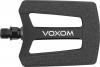 Freizeit Voxom MTB Pedale Pe28 schwarz, CNC-Alum.-Körper, Boron-Achse, Kugellager