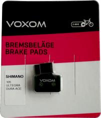 Freizeit Scheibenbremsbeläge Bsc25 E-Bike Shimano 105 - Ultegra - Dura Ace Organisch / Kevlar / grün-schwarz