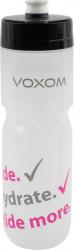 Freizeit Wasserflasche F6 klar-weiß, 800ml