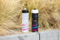 Freizeit Wasserflasche F6 klar-schwarz, 800ml