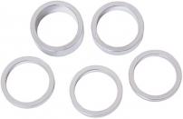 Anbauteile CONTEC SPACER SET 1 1/8" SILBER