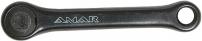 Werkstatt & Lagerung LI.KURBEL STAHL 4-KANT 125 MM SCHWARZ