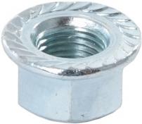 Werkstatt & Lagerung ACHSMUTTER M10 SW15 M. FLANSCH  VERZI.