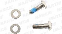 Werkstatt & Lagerung SCHRAUBEN SET T25 15 MM STAHL F. FLAT MOUNT