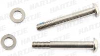 Werkstatt & Lagerung SCHRAUBEN SET T25 37 MM STAHL F. FLAT MOUNT