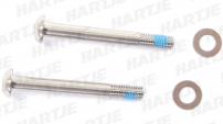 Werkstatt & Lagerung SCHRAUBEN SET T25 42 MM TITAN F. FLAT MOUNT
