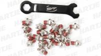 Werkstatt & Lagerung CONTEC PEDALPINS R PLUS STAHL SILBER CHROM