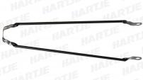 Werkstatt & Lagerung HOLLAND SCHUTZBLECHSTREBE 28" MATTSCHWARZ