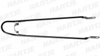 Werkstatt & Lagerung BUMPER SCHUTZBLECHSTREBE 28" MATTSCHWARZ TOUR