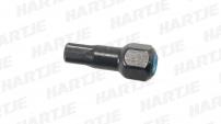 Werkstatt & Lagerung ABS-SPEICHENNIPPEL 2MM. 15,00MM ALU SCHWARZ