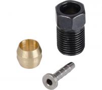 Flare nut unit
