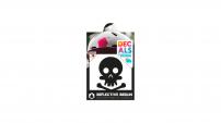 Werkstatt & Lagerung REFLEXAUFKLEBER DECALS TOTENKOPF SCHWARZ