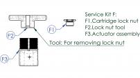 Anbauteile CT SERVICE KIT F F. DROP A GOGO